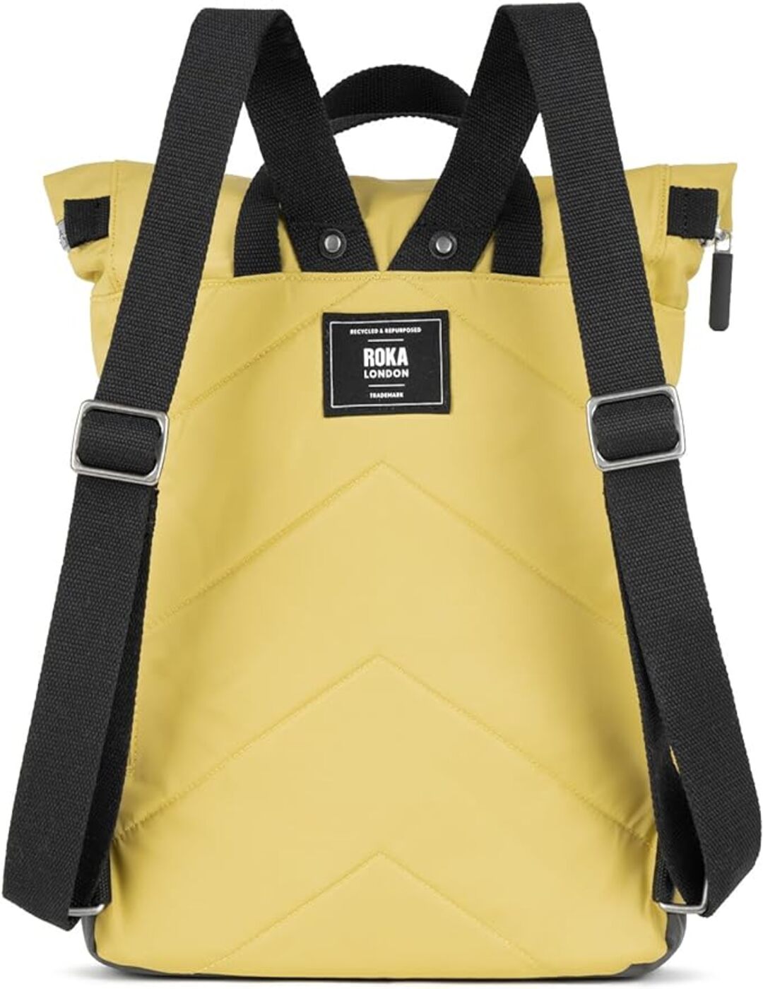 Mochila Roka Camfield B Black Label Recycled Nylon M Bamboo