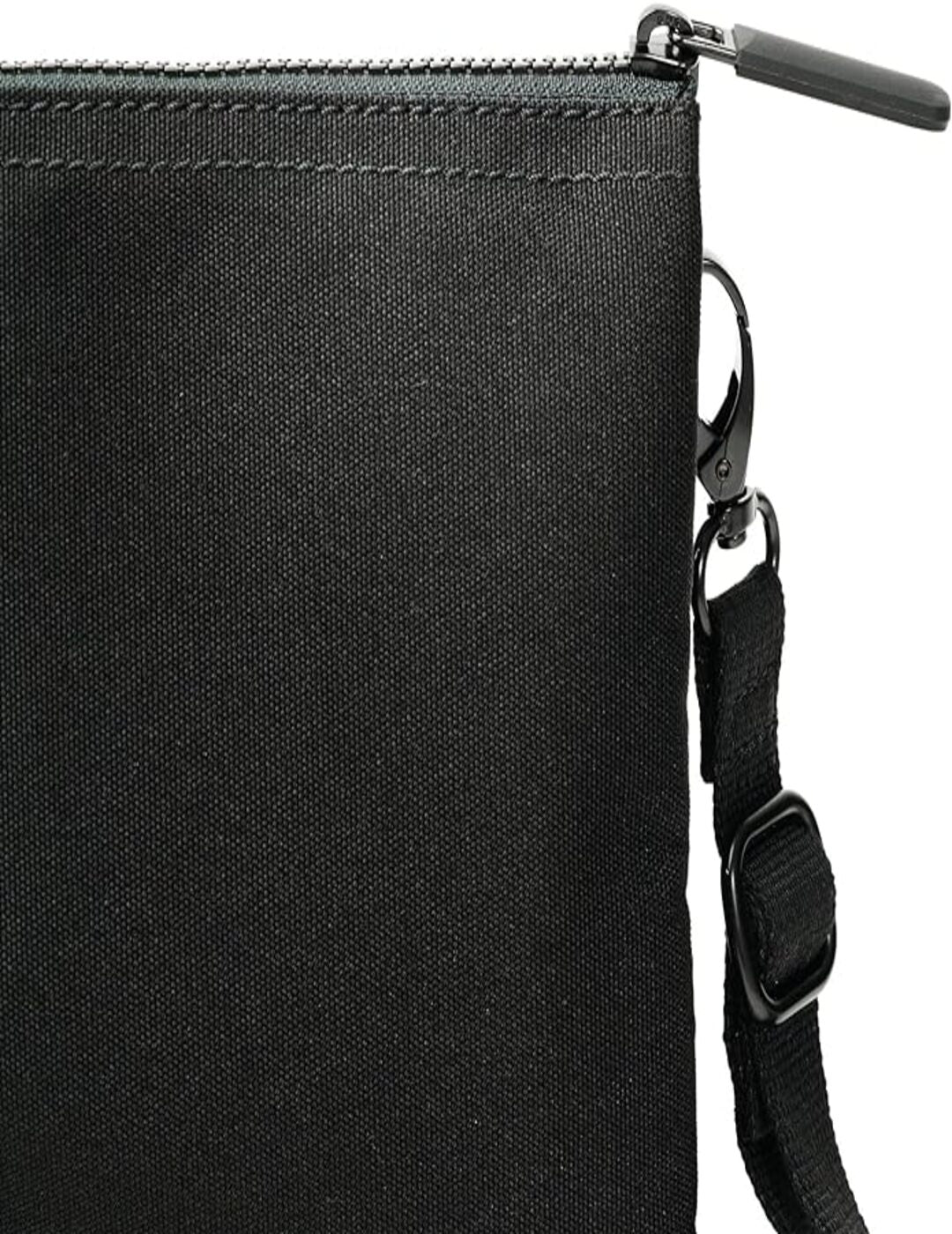 Bandolera Roka Carnaby Crossbody XL Recicled Canvas All Black