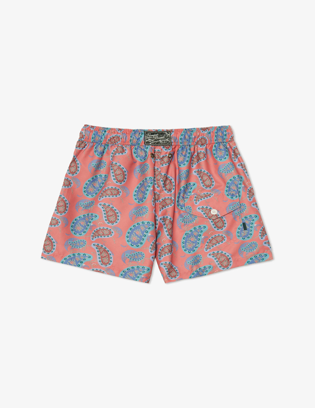 Bañador Pompeii Dark Pink Big Paisley Swin Trunks