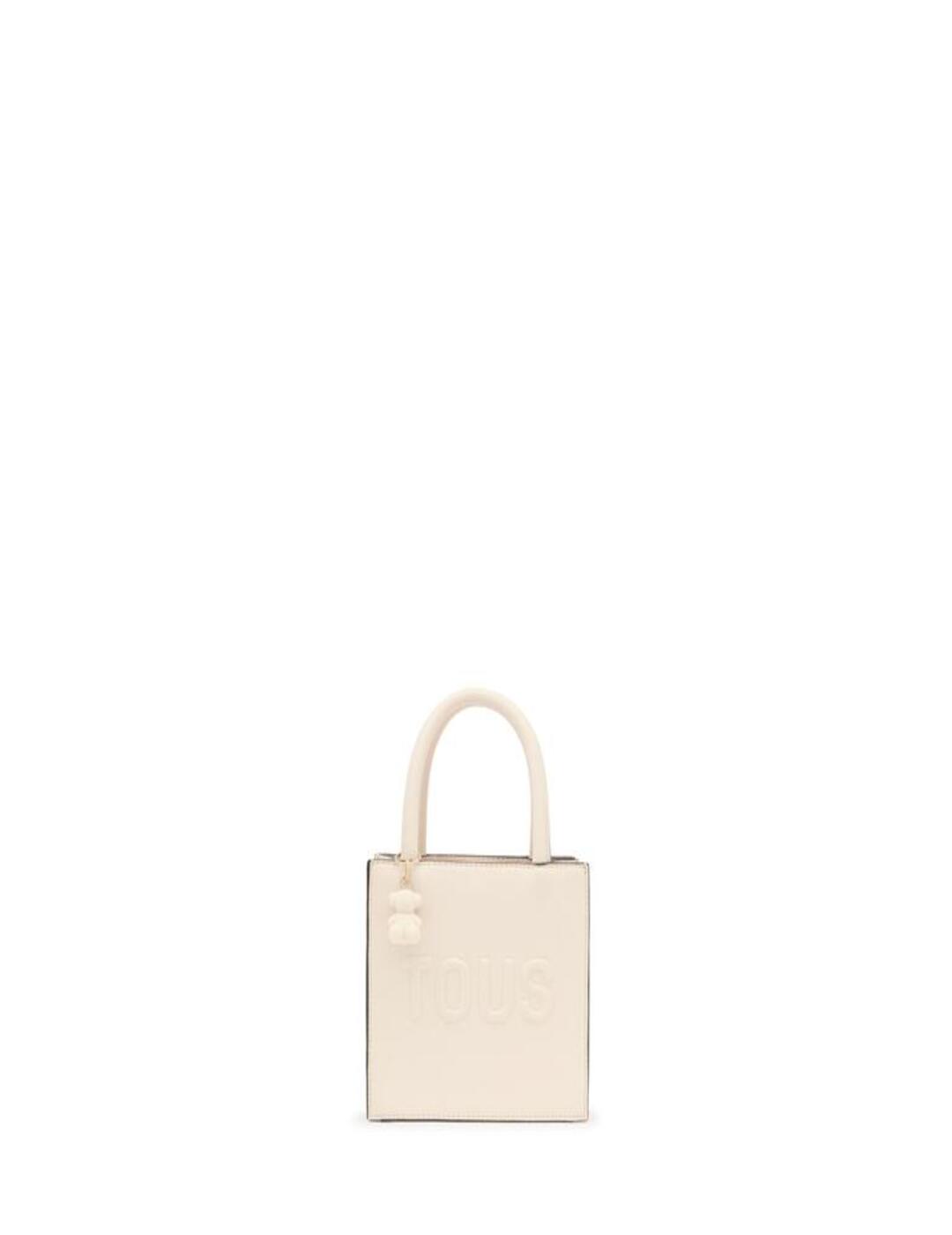 Bolso Tous Mini Cube Brenda Beige