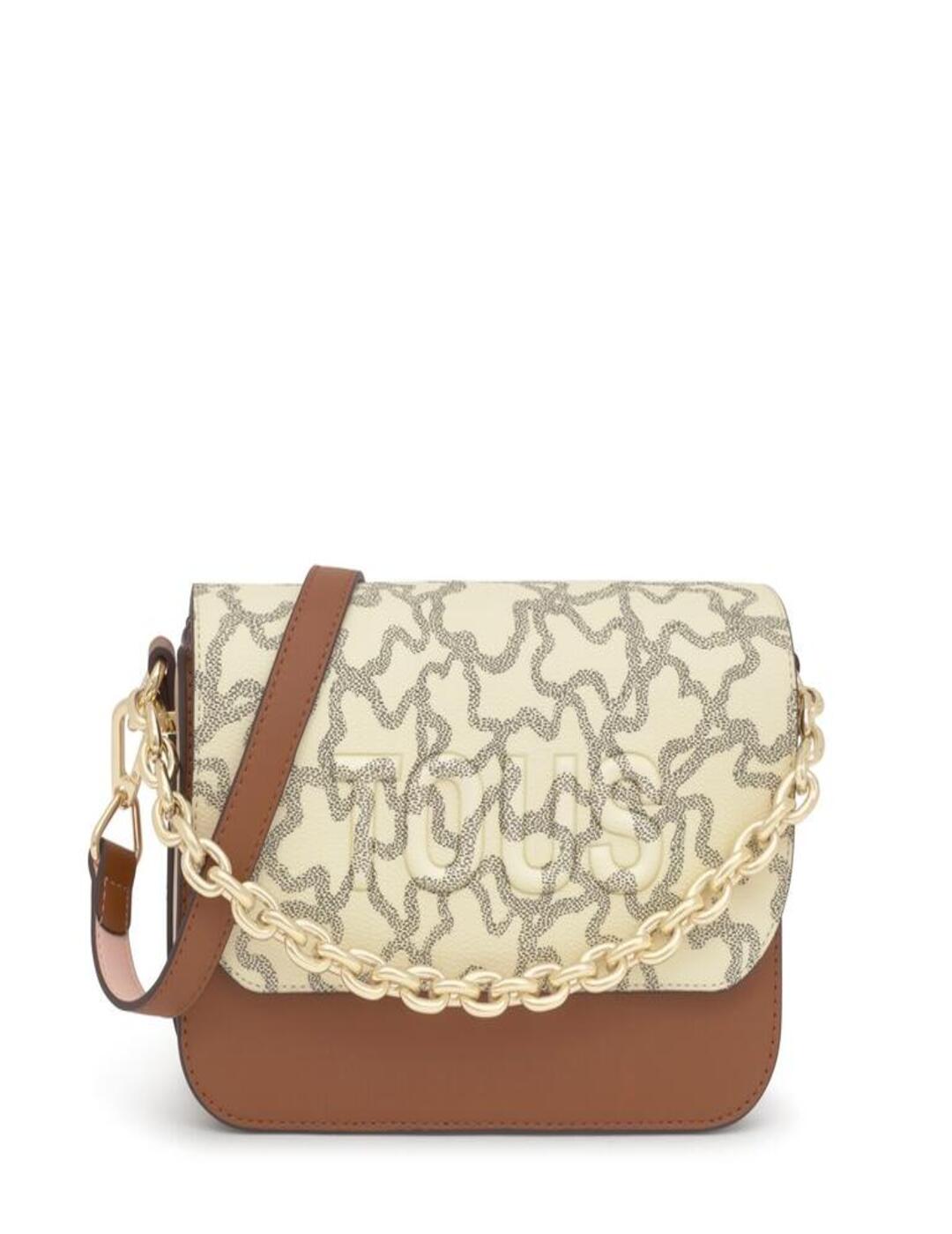 Bandolera Tous Chain Kaos Icon Camel Beige