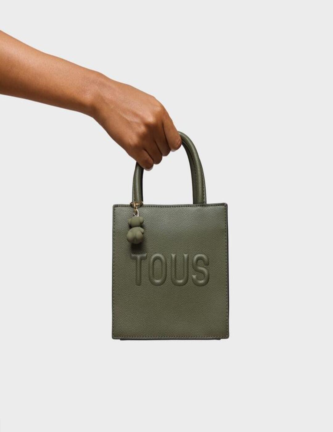 Bolso Tous Brenda Mini Cube Caqui