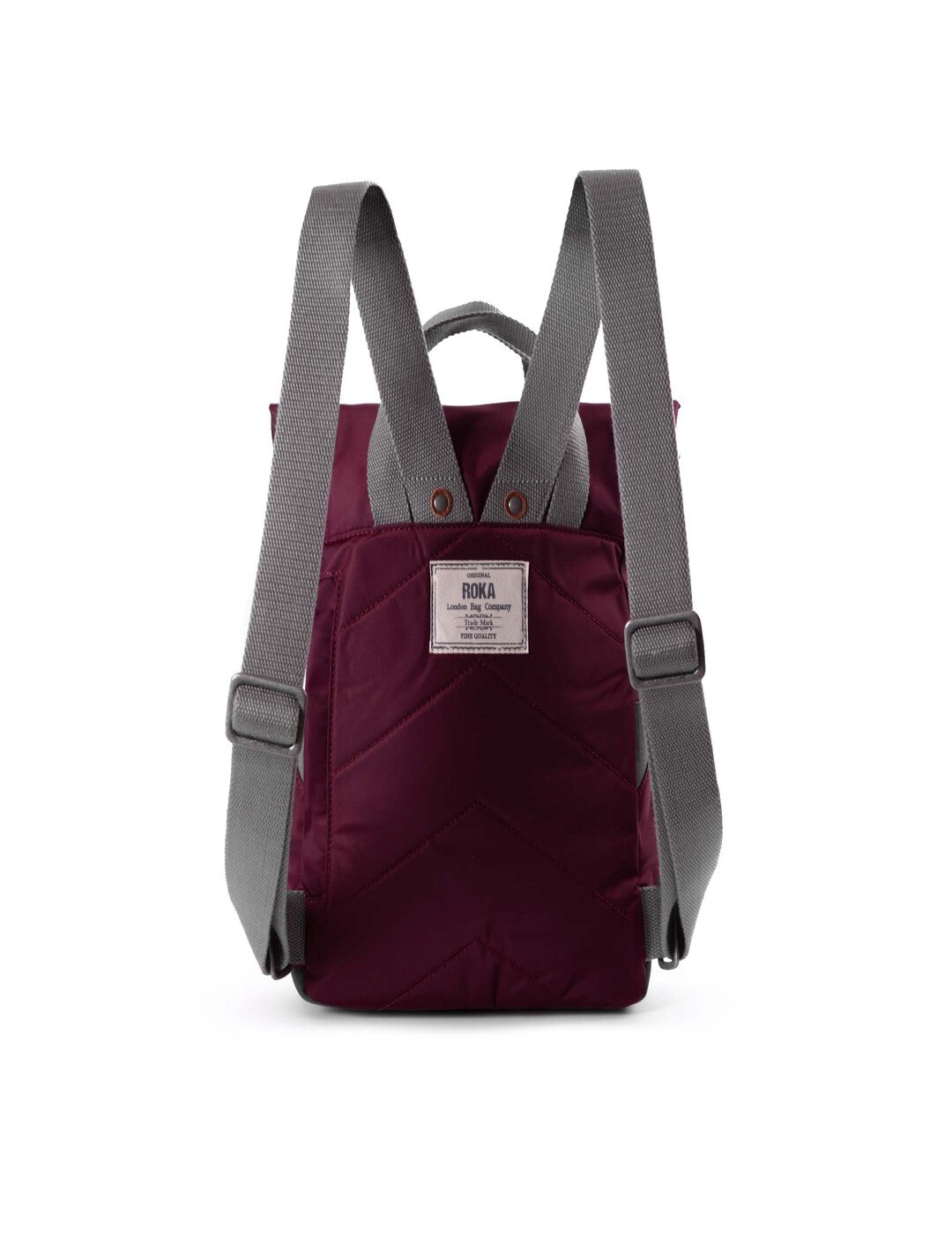 Mochila Roka Canfield B Small Sostenible Plum