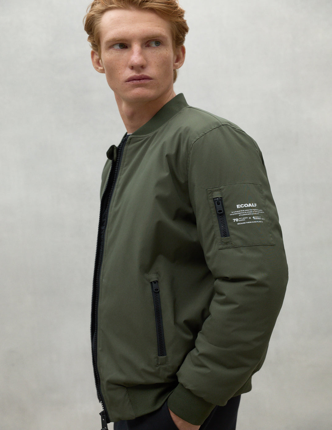 Chaqueta Ecoalf Hombre Cronin Army Green